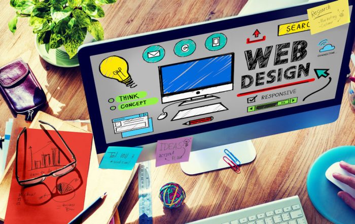 the process of building a website